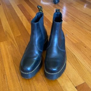 Barley worn dr martens rometty platform chunky 9 10 41 U.K. 7 boots